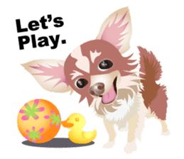 Cute Chihuahua stickers cheer you up! sticker #14922026