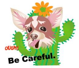 Cute Chihuahua stickers cheer you up! sticker #14922027