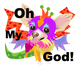 Cute Chihuahua stickers cheer you up! sticker #14922028