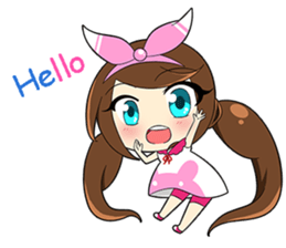 Blue's Sweet Girl ver. Eng sticker #14922358