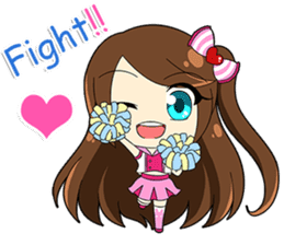 Blue's Sweet Girl ver. Eng sticker #14922361