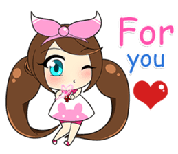 Blue's Sweet Girl ver. Eng sticker #14922363