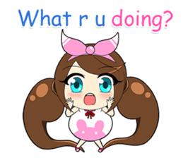 Blue's Sweet Girl ver. Eng sticker #14922365