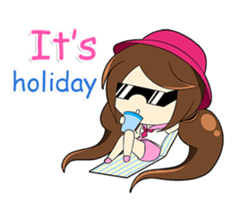 Blue's Sweet Girl ver. Eng sticker #14922371