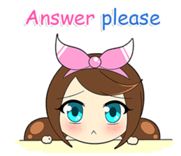 Blue's Sweet Girl ver. Eng sticker #14922372