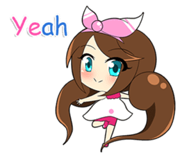 Blue's Sweet Girl ver. Eng sticker #14922376