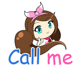 Blue's Sweet Girl ver. Eng sticker #14922381