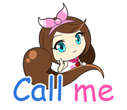 Blue's Sweet Girl ver. Eng sticker #14922381