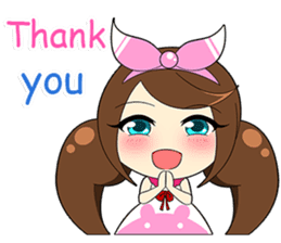 Blue's Sweet Girl ver. Eng sticker #14922392