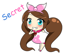 Blue's Sweet Girl ver. Eng sticker #14922395