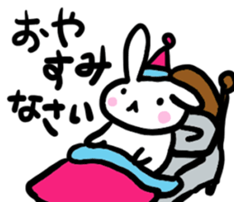 yuruikanjinousagi sticker #14922495