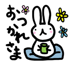 yuruikanjinousagi sticker #14922498