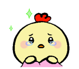 Chicken things a basket sticker #14923075