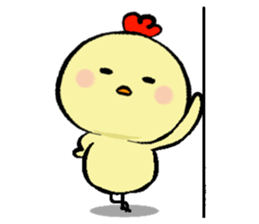 Chicken things a basket sticker #14923080