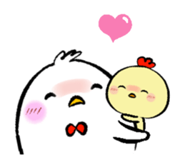 Chicken things a basket sticker #14923089