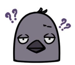 Japanese crow sticker #14923390