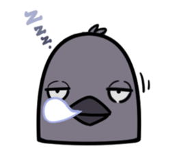 Japanese crow sticker #14923398