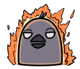 Japanese crow sticker #14923400