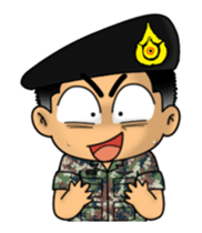 Royal Thai Army Animated 2 sticker #14923629