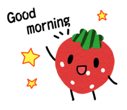 strawberry ! sticker #14923926