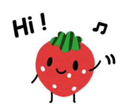strawberry ! sticker #14923927