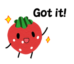 strawberry ! sticker #14923928