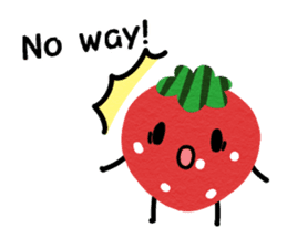 strawberry ! sticker #14923929