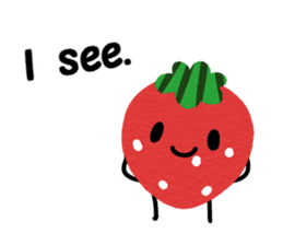 strawberry ! sticker #14923934