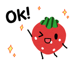 strawberry ! sticker #14923945
