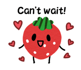 strawberry ! sticker #14923948