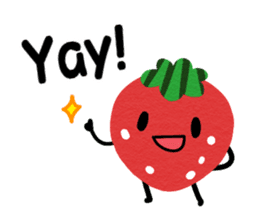strawberry ! sticker #14923949