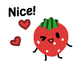 strawberry ! sticker #14923955