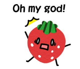 strawberry ! sticker #14923958