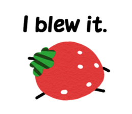 strawberry ! sticker #14923961