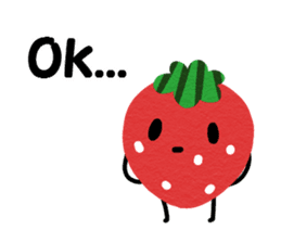 strawberry ! sticker #14923965