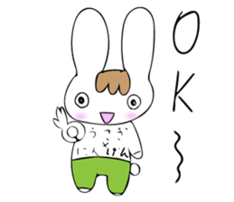 Everyday life of Usagi-kun sticker #14924529