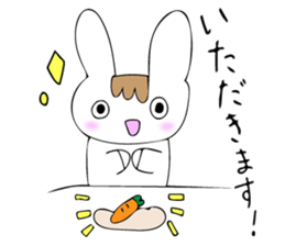 Everyday life of Usagi-kun sticker #14924547