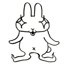negligent rabbit sticker #14924799