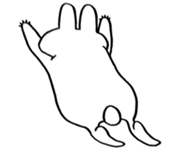 negligent rabbit sticker #14924800