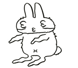 negligent rabbit sticker #14924809
