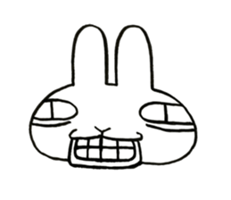 negligent rabbit sticker #14924812