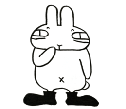 negligent rabbit sticker #14924813