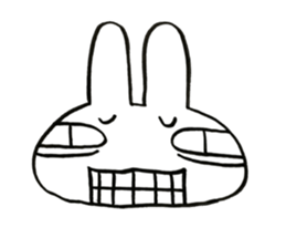 negligent rabbit sticker #14924814