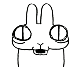 negligent rabbit sticker #14924815