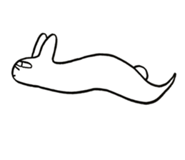 negligent rabbit sticker #14924818