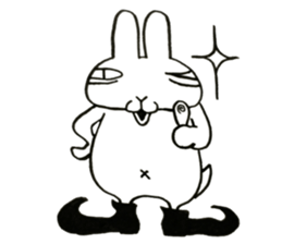 negligent rabbit sticker #14924821