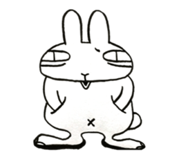 negligent rabbit sticker #14924824