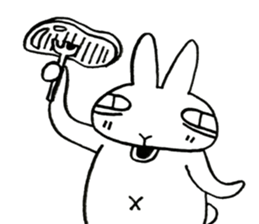 negligent rabbit sticker #14924831