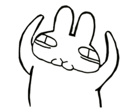 negligent rabbit sticker #14924834