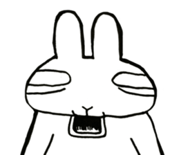 negligent rabbit sticker #14924835